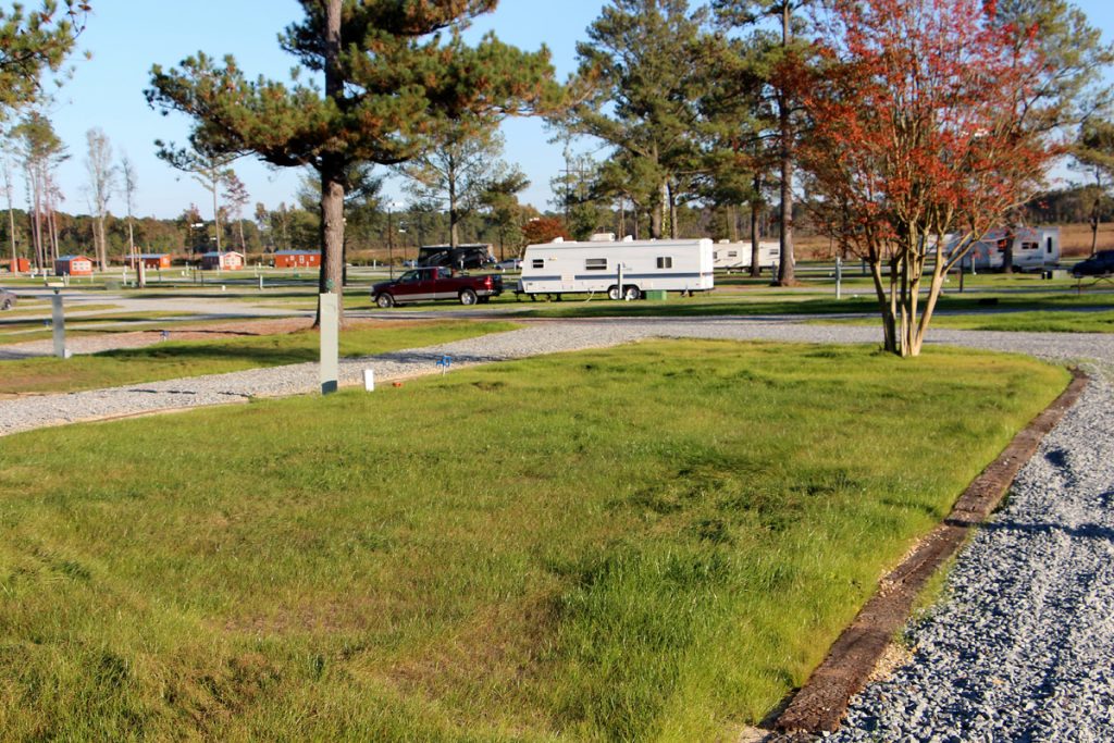 RV Sites Raleigh Oaks RV Resort & Cottages